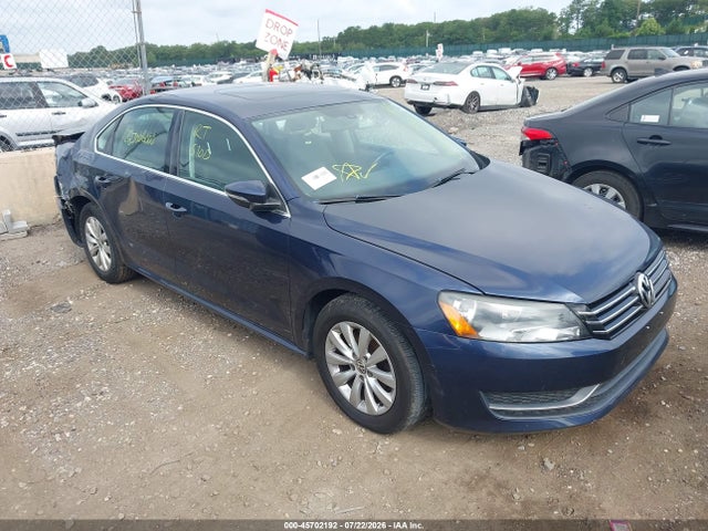 2012 Volkswagen Passat 2.5l Se მანქანა იყიდება აუქციონზე, vin: 1VWBH7A32CC068724, აუქციონის ნომერი: 45702192