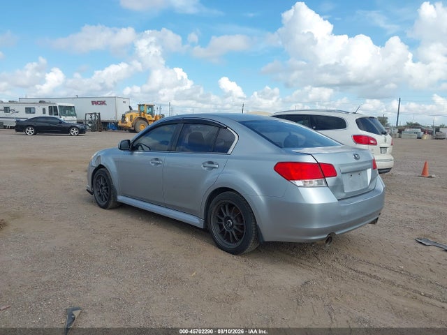 2012 Subaru Legacy 2.5i მანქანა იყიდება აუქციონზე, vin: 4S3BMAA61C1034694, აუქციონის ნომერი: 45702290