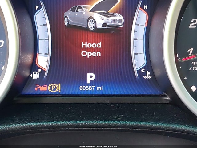 45702461 :رقم المزاد ، ZAM57XSA1G1168469 vin ، 2016 Maserati Ghibli مزاد بيع