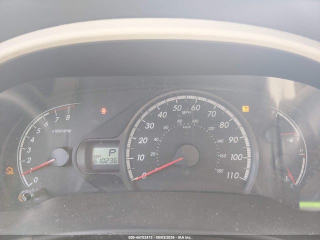 45702472 :رقم المزاد ، 5TDZK3DC2BS063172 vin ، 2011 Toyota Sienna Base V6 مزاد بيع