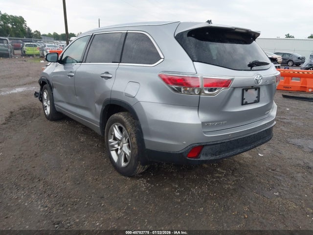Toyota Highlander Limited V6 2015 5TDDKRFH3FS206786 Image 3