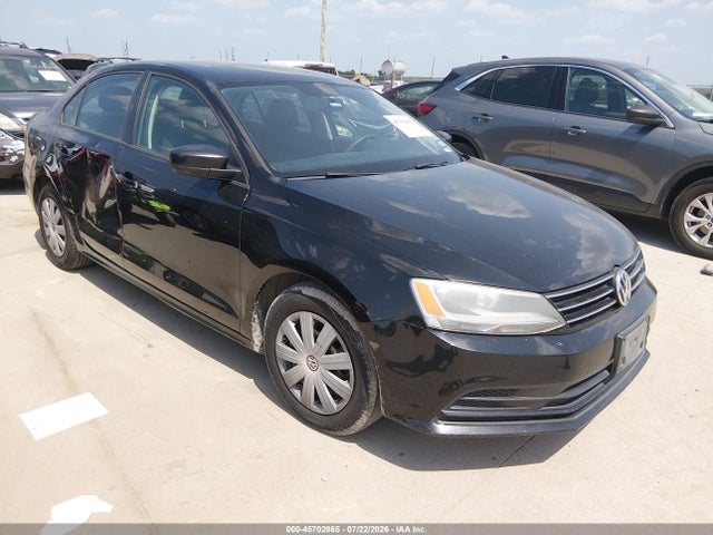 2015 Volkswagen Jetta 2.0l S მანქანა იყიდება აუქციონზე, vin: 3VW2K7AJ1FM297365, აუქციონის ნომერი: 45702865