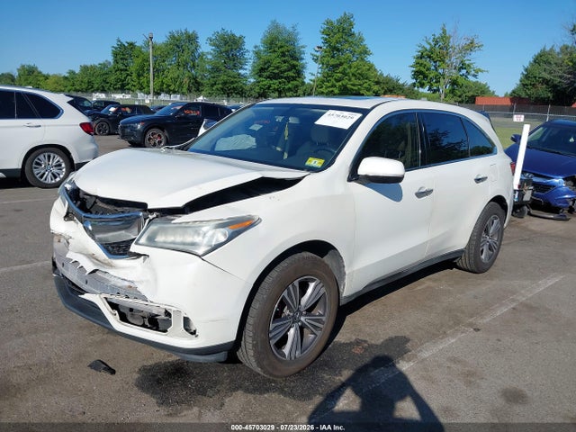 2016 Acura Mdx Acurawatch Plus Package მანქანა იყიდება აუქციონზე, vin: 5FRYD3H24GB018610, აუქციონის ნომერი: 45703029
