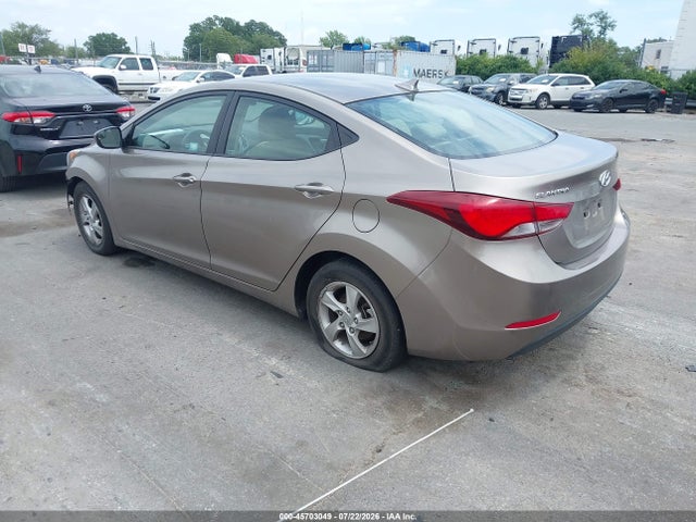 2014 Hyundai Elantra Se მანქანა იყიდება აუქციონზე, vin: 5NPDH4AE2EH461383, აუქციონის ნომერი: 45703049