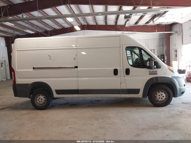 45703113 :رقم المزاد ، 3C6TRVDG0JE158488 vin ، 2018 Ram Promaster 2500 High Roof 159 Wb مزاد بيع