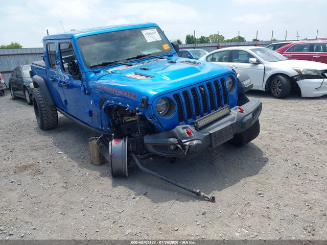 2021 Jeep Gladiator Rubicon 4x4 მანქანა იყიდება აუქციონზე, vin: 1C6JJTBMXML510256, აუქციონის ნომერი: 45703127