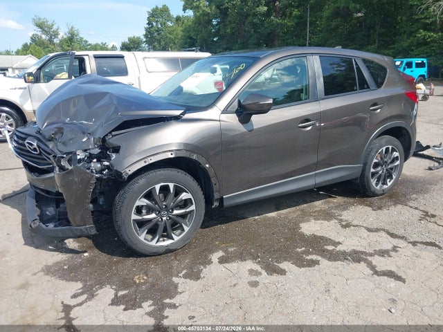 2016 Mazda Cx-5 Grand Touring მანქანა იყიდება აუქციონზე, vin: JM3KE4DY4G0904484, აუქციონის ნომერი: 45703134