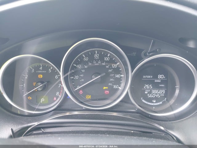2016 Mazda Cx-5 Grand Touring მანქანა იყიდება აუქციონზე, vin: JM3KE4DY4G0904484, აუქციონის ნომერი: 45703134
