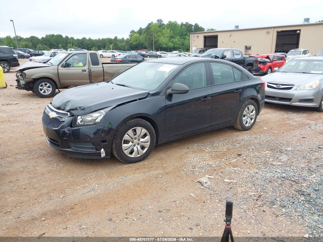 45703177 :رقم المزاد ، 1G1PA5SHXE7478901 vin ، 2014 Chevrolet Cruze Ls Auto مزاد بيع