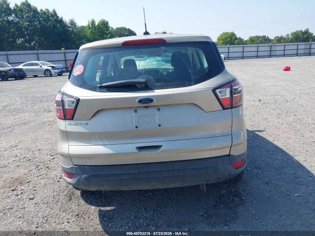 2018 Ford Escape S მანქანა იყიდება აუქციონზე, vin: 1FMCU0F79JUA16922, აუქციონის ნომერი: 45703218