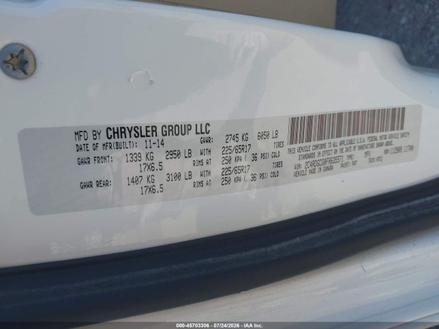 2015 Dodge Grand Caravan Sxt მანქანა იყიდება აუქციონზე, vin: 2C4RDGCG0FR635571, აუქციონის ნომერი: 45703306