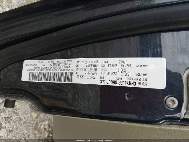 45703314 :رقم المزاد ، 2C4RC1CG1ER163993 vin ، 2014 Chrysler Town & Country Touring-l مزاد بيع