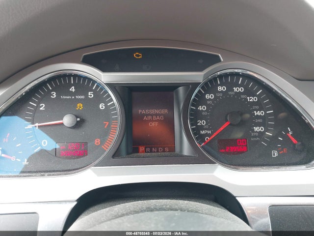 Aukcja sprzedaży 2008 Audi A6 3.2 Avant, vin: WAUKH74F78N031640, numer aukcji: 45703343