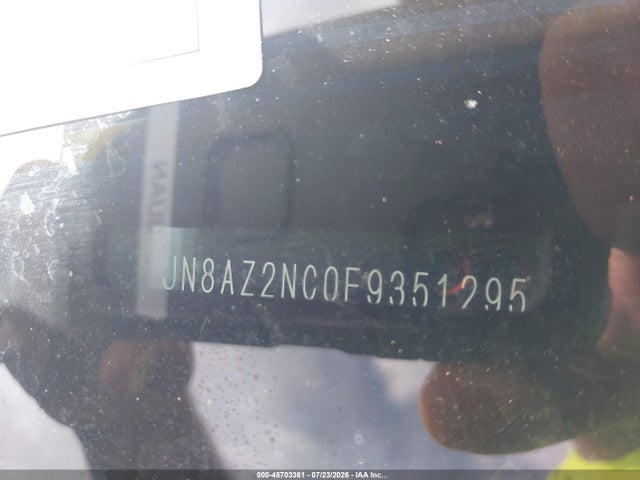 Aukcja sprzedaży 2014 Infiniti Qx80, vin: JN8AZ2NC0E9351295, numer aukcji: 45703361