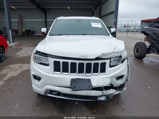 2016 Jeep Grand Cherokee Overland მანქანა იყიდება აუქციონზე, vin: 1C4RJFCG8GC379029, აუქციონის ნომერი: 45703565