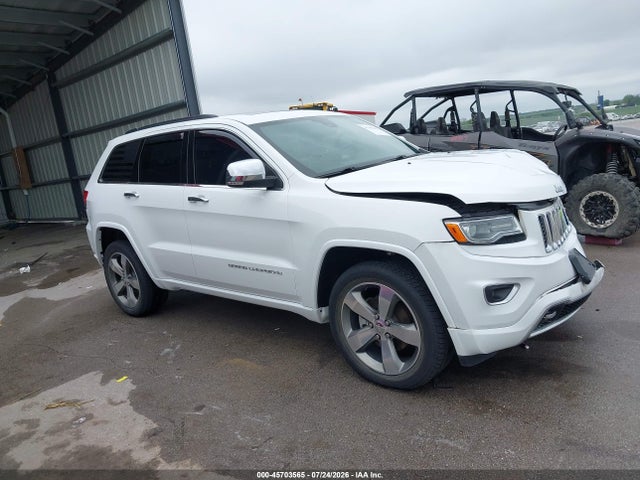 2016 Jeep Grand Cherokee Overland მანქანა იყიდება აუქციონზე, vin: 1C4RJFCG8GC379029, აუქციონის ნომერი: 45703565