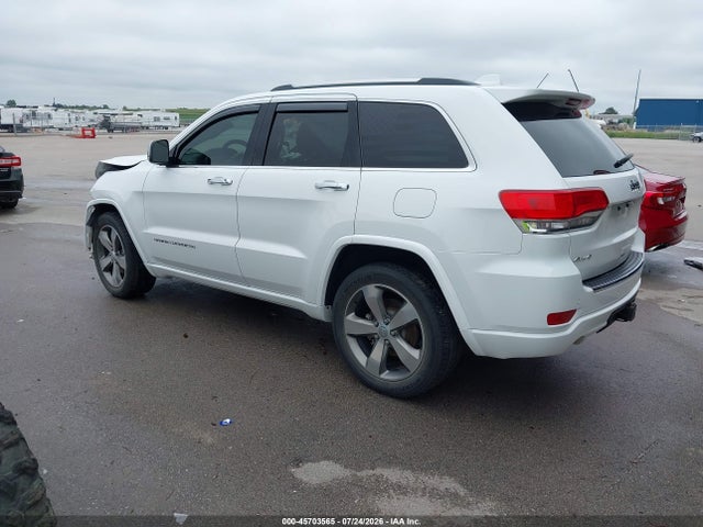2016 Jeep Grand Cherokee Overland მანქანა იყიდება აუქციონზე, vin: 1C4RJFCG8GC379029, აუქციონის ნომერი: 45703565