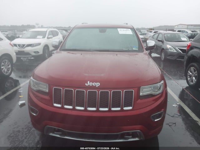 2014 Jeep Grand Cherokee Overland მანქანა იყიდება აუქციონზე, vin: 1C4RJECG2EC216853, აუქციონის ნომერი: 45703894