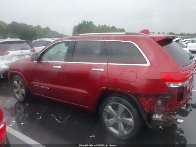 2014 Jeep Grand Cherokee Overland მანქანა იყიდება აუქციონზე, vin: 1C4RJECG2EC216853, აუქციონის ნომერი: 45703894