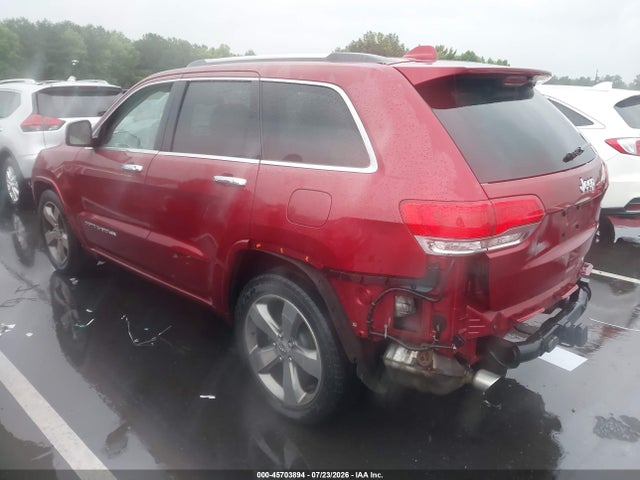2014 Jeep Grand Cherokee Overland მანქანა იყიდება აუქციონზე, vin: 1C4RJECG2EC216853, აუქციონის ნომერი: 45703894