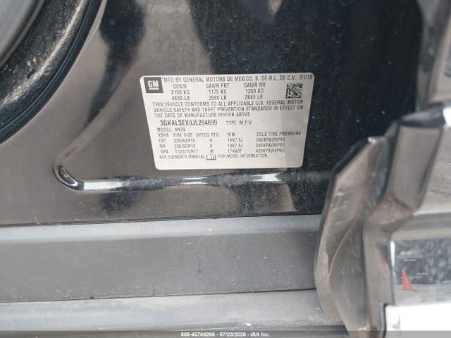 Aukcja sprzedaży 2018 Gmc Terrain Denali, vin: 3GKALSEX9JL284699, numer aukcji: 45704266