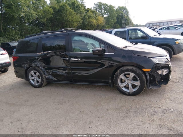 2018 Honda Odyssey Ex-l მანქანა იყიდება აუქციონზე, vin: 5FNRL6H70JB098002, აუქციონის ნომერი: 45704343