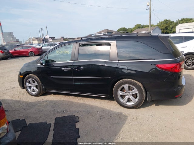 2018 Honda Odyssey Ex-l მანქანა იყიდება აუქციონზე, vin: 5FNRL6H70JB098002, აუქციონის ნომერი: 45704343