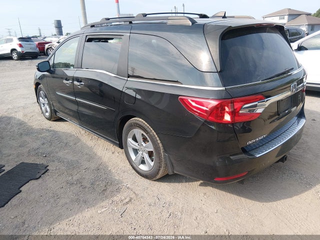 2018 Honda Odyssey Ex-l მანქანა იყიდება აუქციონზე, vin: 5FNRL6H70JB098002, აუქციონის ნომერი: 45704343