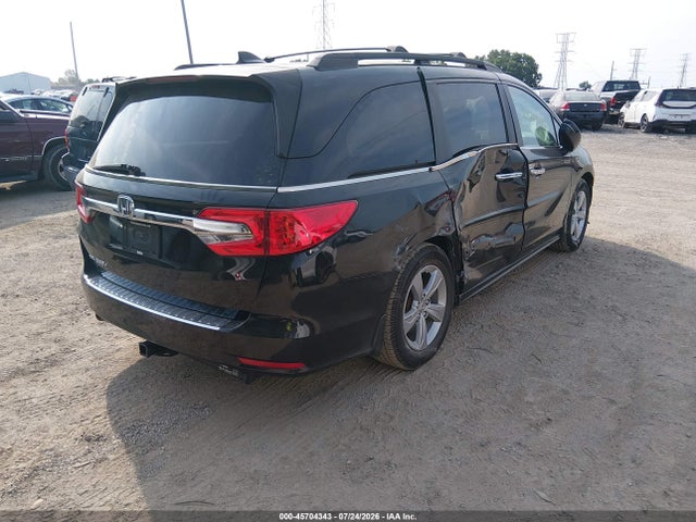 2018 Honda Odyssey Ex-l მანქანა იყიდება აუქციონზე, vin: 5FNRL6H70JB098002, აუქციონის ნომერი: 45704343