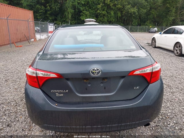 45704412 :رقم المزاد ، 5YFBURHE4FP186531 vin ، 2015 Toyota Corolla Le مزاد بيع