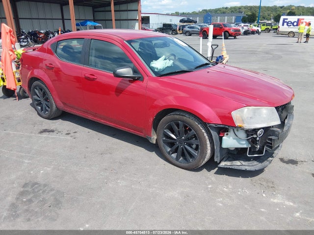 2013 Dodge Avenger Se V6 მანქანა იყიდება აუქციონზე, vin: 1C3CDZAG6DN757614, აუქციონის ნომერი: 45704513