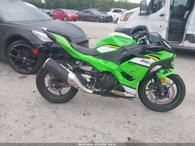 45704539 :رقم المزاد ، ML5EXGH15SDA60520 vin ، 2025 Kawasaki Ex500 H مزاد بيع
