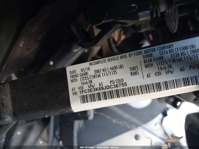 1FC3E3K69JDC36755 Ford E-350 Stripped