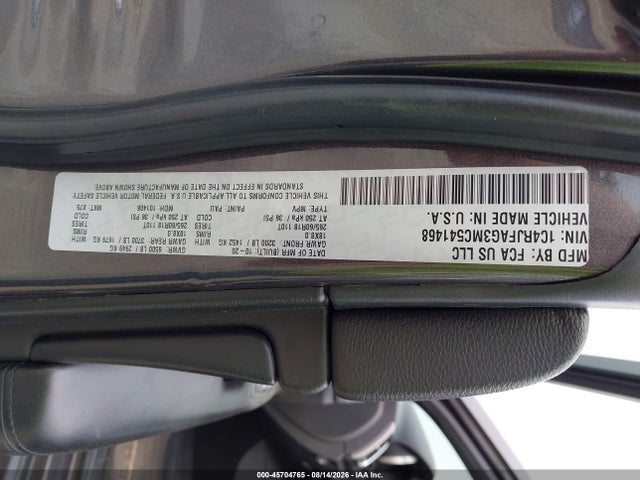 Продажа на аукционе авто 2021 Jeep Grand Cherokee Laredo E 4x4, vin: 1C4RJFAG3MC541468, номер лота: 45704765