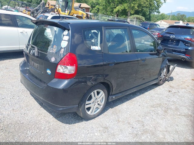 45704821 :رقم المزاد ، JHMGD38617S028304 vin ، 2007 Honda Fit Sport مزاد بيع