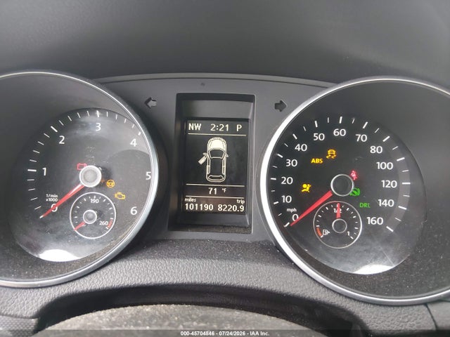 2012 Volkswagen Jetta Sportwagen 2.0l Tdi მანქანა იყიდება აუქციონზე, vin: 3VWPL7AJ4CM693577, აუქციონის ნომერი: 45704846