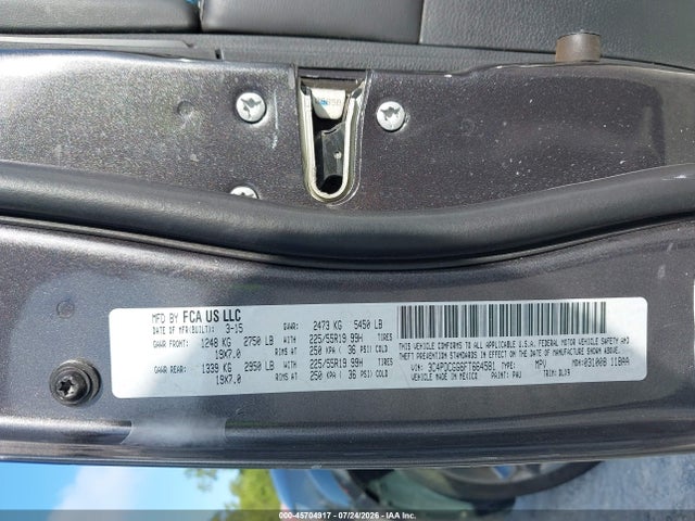 45704917 :رقم المزاد ، 3C4PDCGG6FT664581 vin ، 2015 Dodge Journey Crossroad مزاد بيع