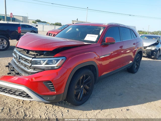2022 Volkswagen Atlas Cross Sport 3.6l V6 Se W/technology მანქანა იყიდება აუქციონზე, vin: 1V2JE2CA0NC216215, აუქციონის ნომერი: 45704934