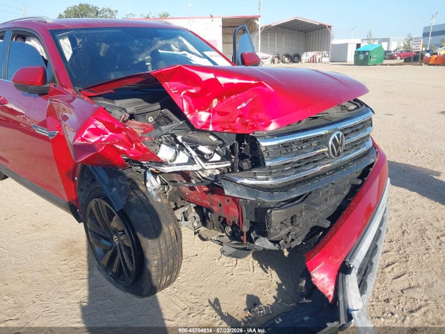 2022 Volkswagen Atlas Cross Sport 3.6l V6 Se W/technology მანქანა იყიდება აუქციონზე, vin: 1V2JE2CA0NC216215, აუქციონის ნომერი: 45704934