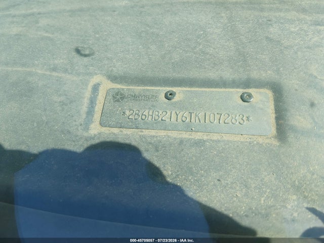 Продаж на аукціоні авто 1996 Dodge Ram Van B2500, vin: 2B6HB21Y6TK107283, номер лоту: 45705057