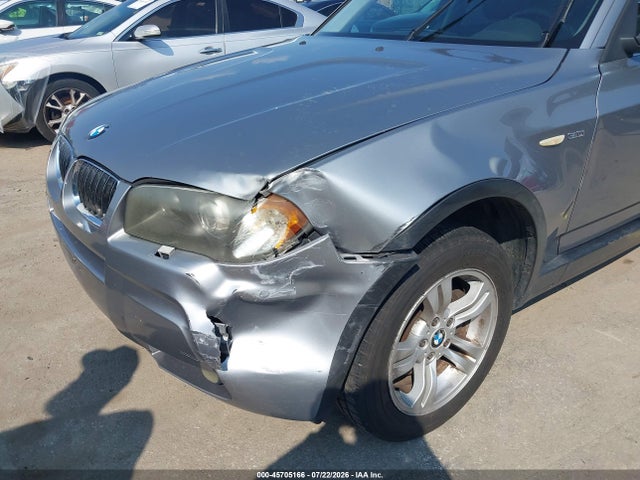 2006 Bmw X3 3.0i მანქანა იყიდება აუქციონზე, vin: WBXPA93406WG80394, აუქციონის ნომერი: 45705166