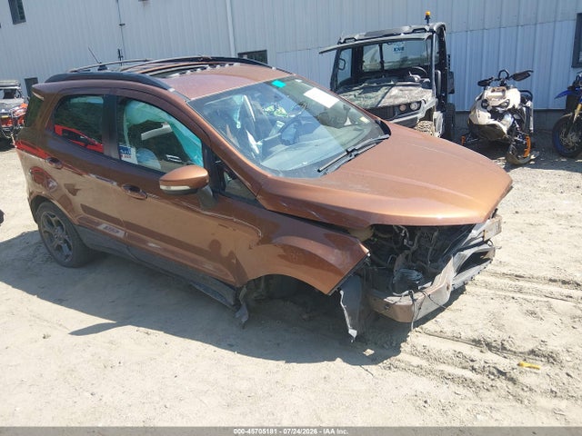 2018 Ford Ecosport Ses მანქანა იყიდება აუქციონზე, vin: MAJ6P1CL6JC198090, აუქციონის ნომერი: 45705181