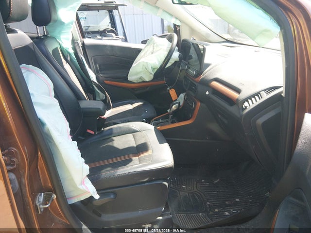 2018 Ford Ecosport Ses მანქანა იყიდება აუქციონზე, vin: MAJ6P1CL6JC198090, აუქციონის ნომერი: 45705181