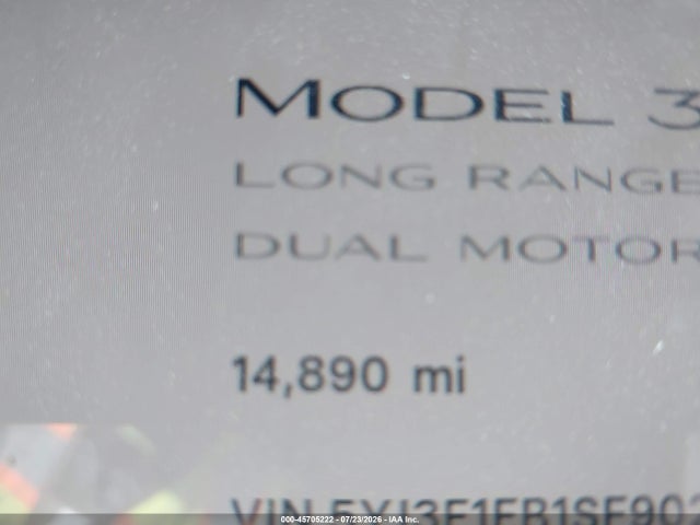 Tesla Model 3 Long Range All-wheel Drive 2025 5YJ3E1EB1SF902174 Image 14
