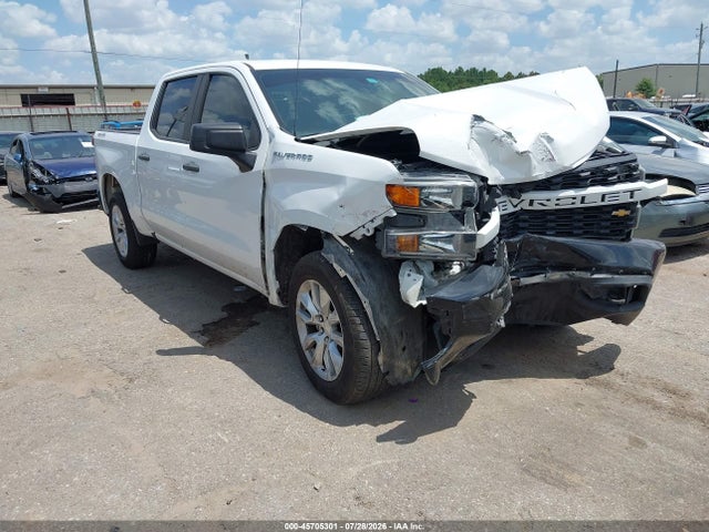45705301 :رقم المزاد ، 3GCPYAEH1MG455100 vin ، 2021 Chevrolet Silverado 1500 4wd  Short Bed Wt مزاد بيع