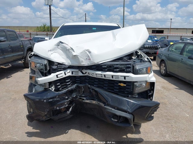 45705301 :رقم المزاد ، 3GCPYAEH1MG455100 vin ، 2021 Chevrolet Silverado 1500 4wd  Short Bed Wt مزاد بيع