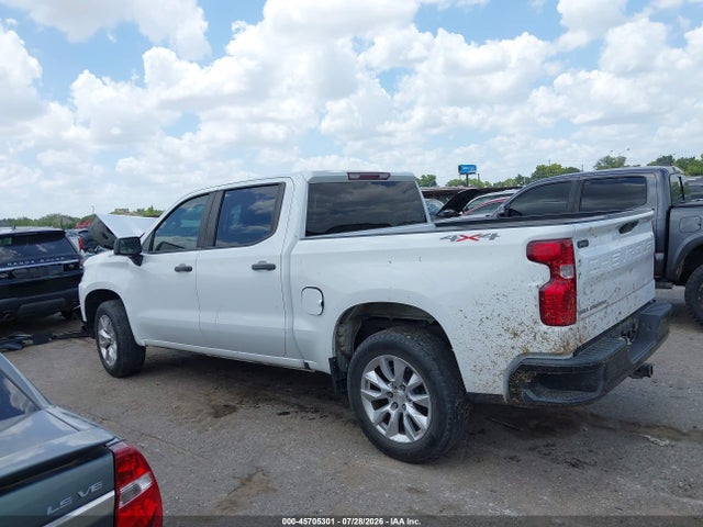 45705301 :رقم المزاد ، 3GCPYAEH1MG455100 vin ، 2021 Chevrolet Silverado 1500 4wd  Short Bed Wt مزاد بيع