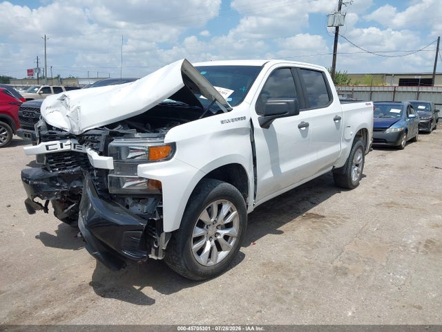 45705301 :رقم المزاد ، 3GCPYAEH1MG455100 vin ، 2021 Chevrolet Silverado 1500 4wd  Short Bed Wt مزاد بيع