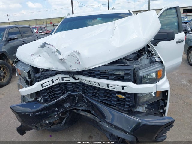 45705301 :رقم المزاد ، 3GCPYAEH1MG455100 vin ، 2021 Chevrolet Silverado 1500 4wd  Short Bed Wt مزاد بيع