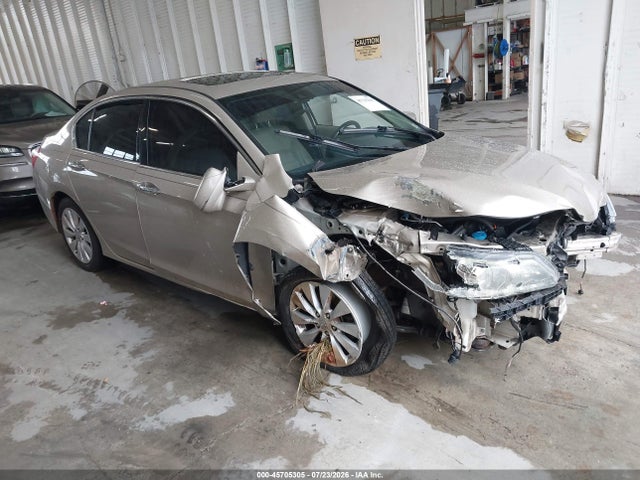 2014 Honda Accord Ex-l V-6 მანქანა იყიდება აუქციონზე, vin: 1HGCR3F86EA011735, აუქციონის ნომერი: 45705305